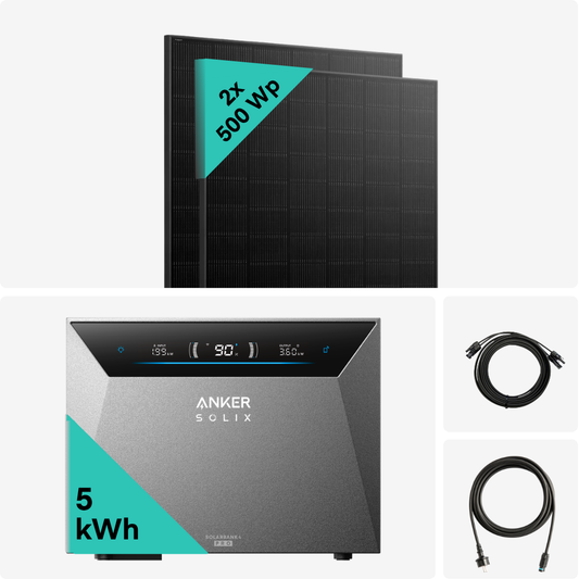 Yuma x Anker - 1000W Balkonkraftwerk mit SOLIX Solarbank 4 PRO von yuma.de