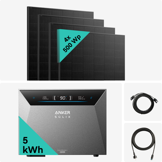 Yuma x Anker - 2000W Balkonkraftwerk mit SOLIX Solarbank 4 PRO von Yuma x Anker