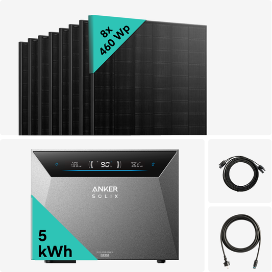 Yuma x Anker - 3680W Solaranlage mit SOLIX Solarbank 4 PRO von yuma.de
