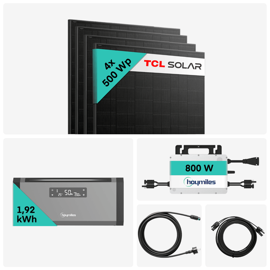 Yuma x Hoymiles - 2000W Balkonkraftwerk mit HiBattery 1920 AC von Yuma x Hoymiles