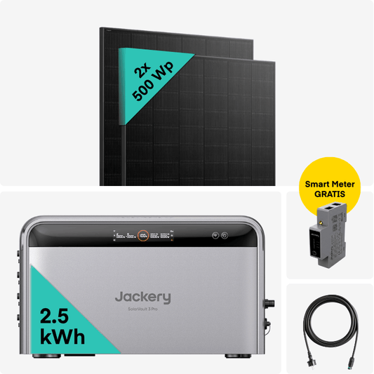 Yuma x Jackery - 1000 W Balkonkraftwerk mit SolarVault 3 Pro MAX von Yuma x Jackery