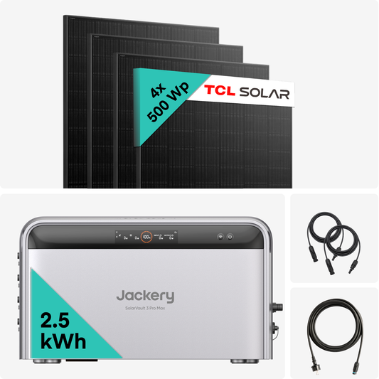 Yuma x Jackery - 2000 W Balkonkraftwerk mit SolarVault 3 Pro MAX