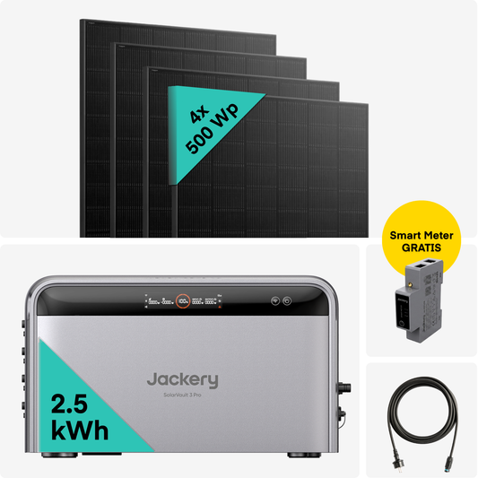 Yuma x Jackery - 2000 W Balkonkraftwerk mit SolarVault 3 Pro