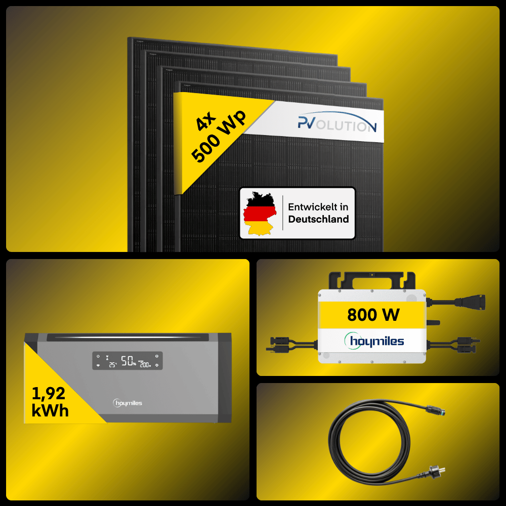 Yuma x Hoymiles - 2000W Balkonkraftwerk mit HiBattery 1920 AC