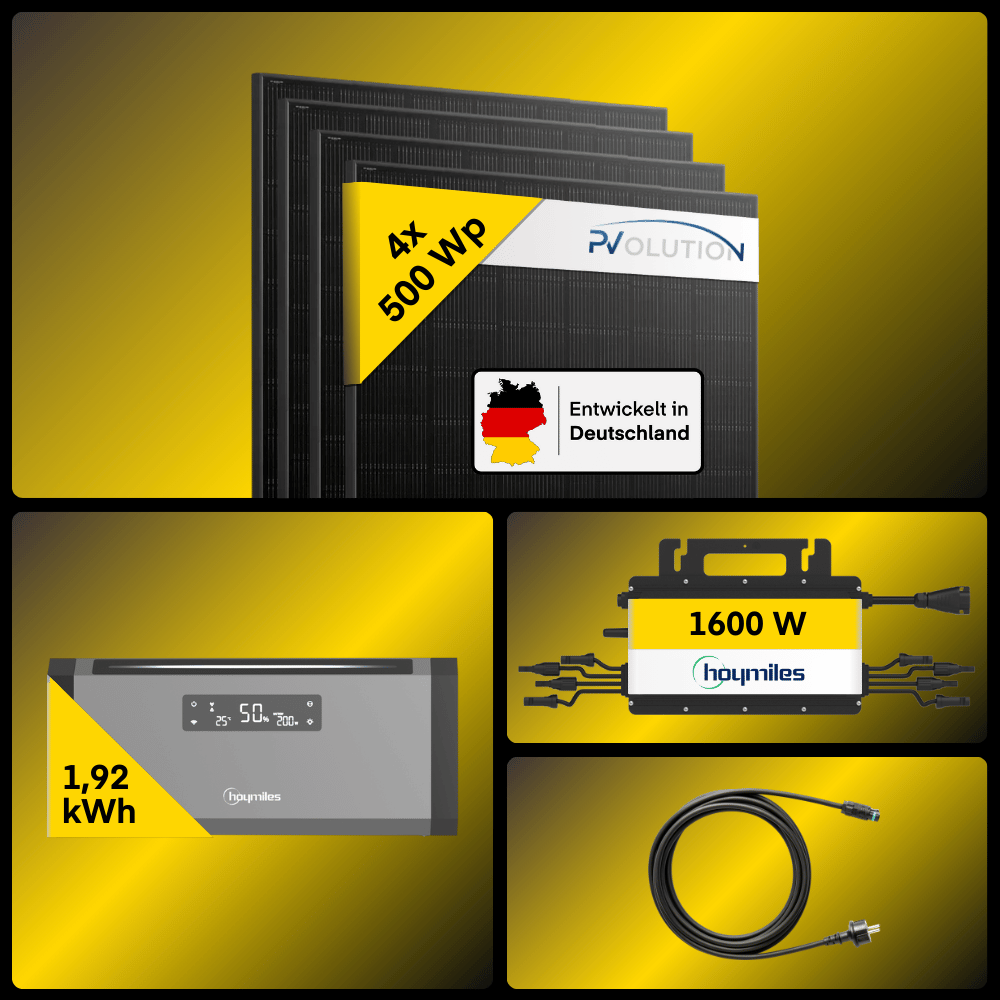 Yuma x Hoymiles - 2000W Balkonkraftwerk mit HiBattery 1920 AC