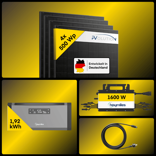 Yuma x Hoymiles - 2000W Balkonkraftwerk mit HiBattery 1920 AC