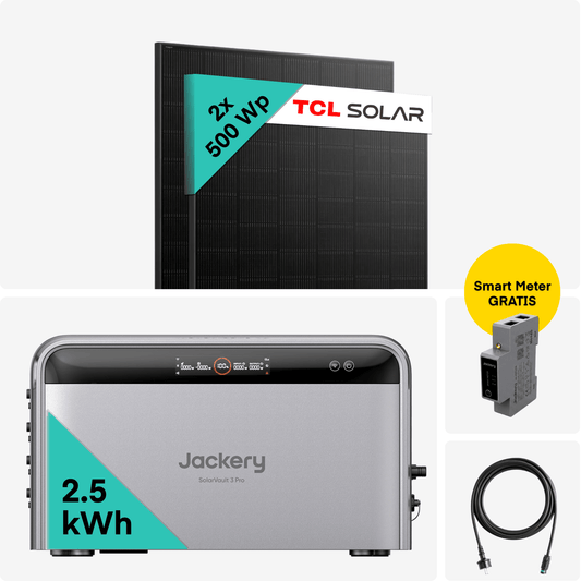 Yuma x Jackery - 1000 W Balkonkraftwerk mit SolarVault 3 Pro von Yuma x Jackery