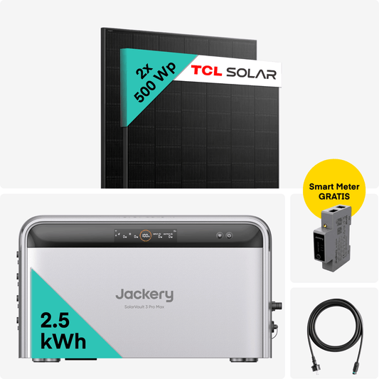 Yuma x Jackery - 1000 W Balkonkraftwerk mit SolarVault 3 Pro MAX von Yuma x Jackery