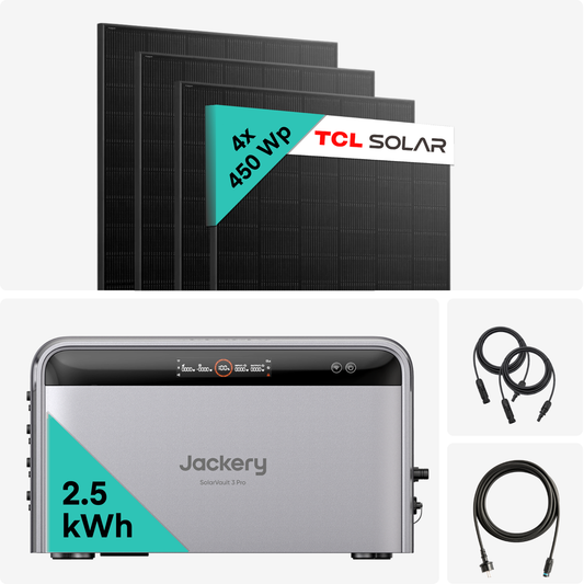 Yuma x Jackery - 1800 W Balkonkraftwerk mit SolarVault 3 Pro